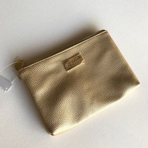 🎉 NEW 👛 Mario Badescu Gold Cosmetic Bag